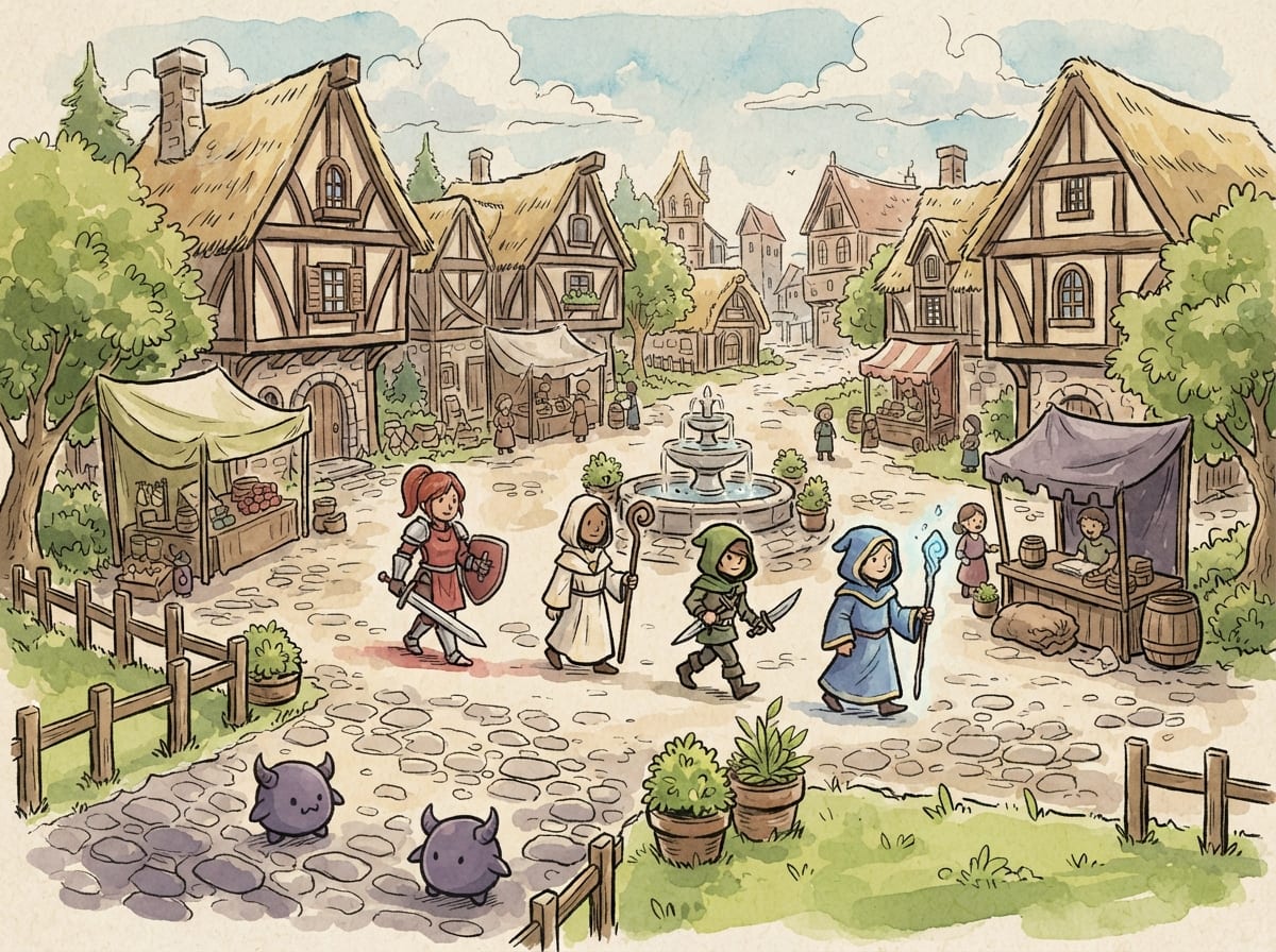 Hand-drawn