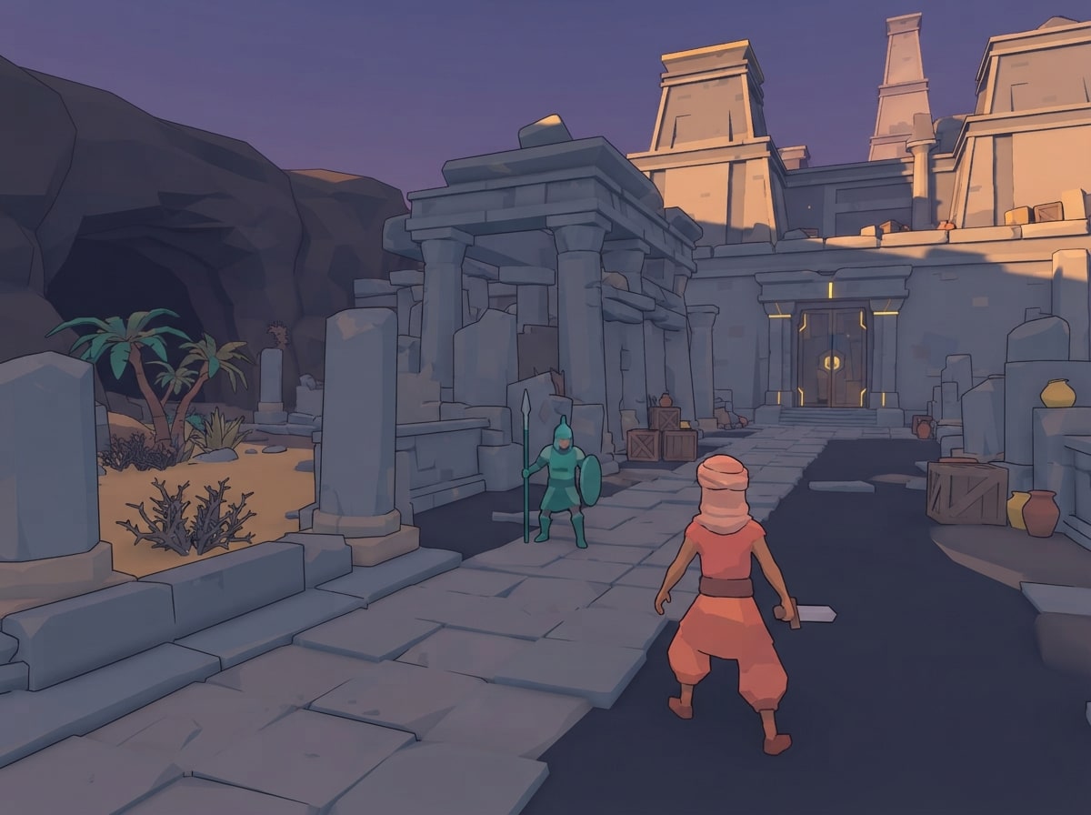 Chunky low-poly