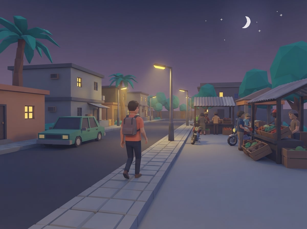 Chunky low-poly