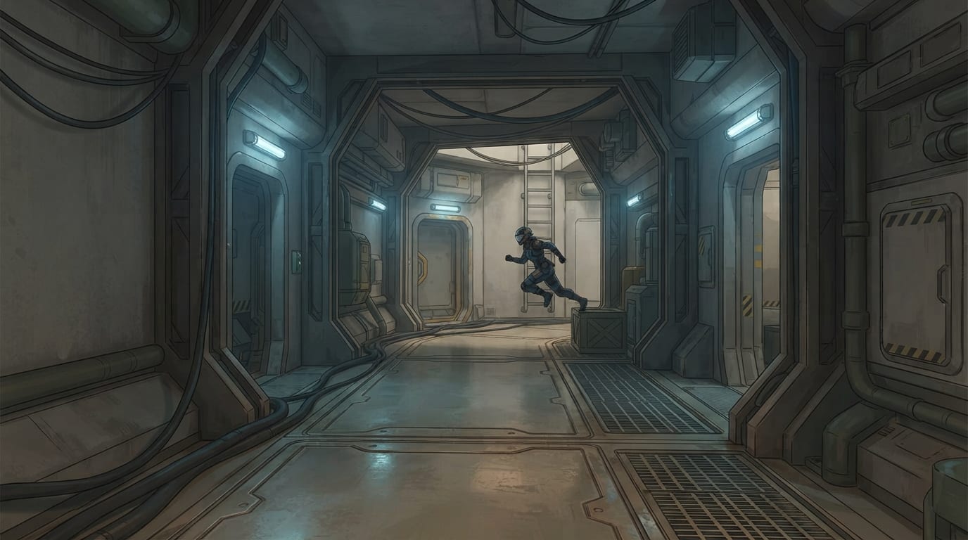 Tight dark halls