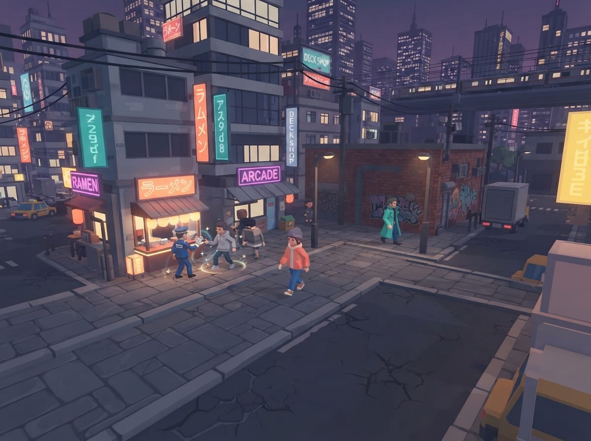 Chunky low-poly