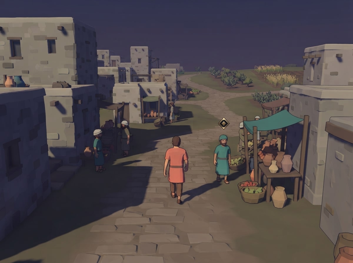 Chunky low-poly