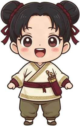 Chibi Chinese Apprentice Girl