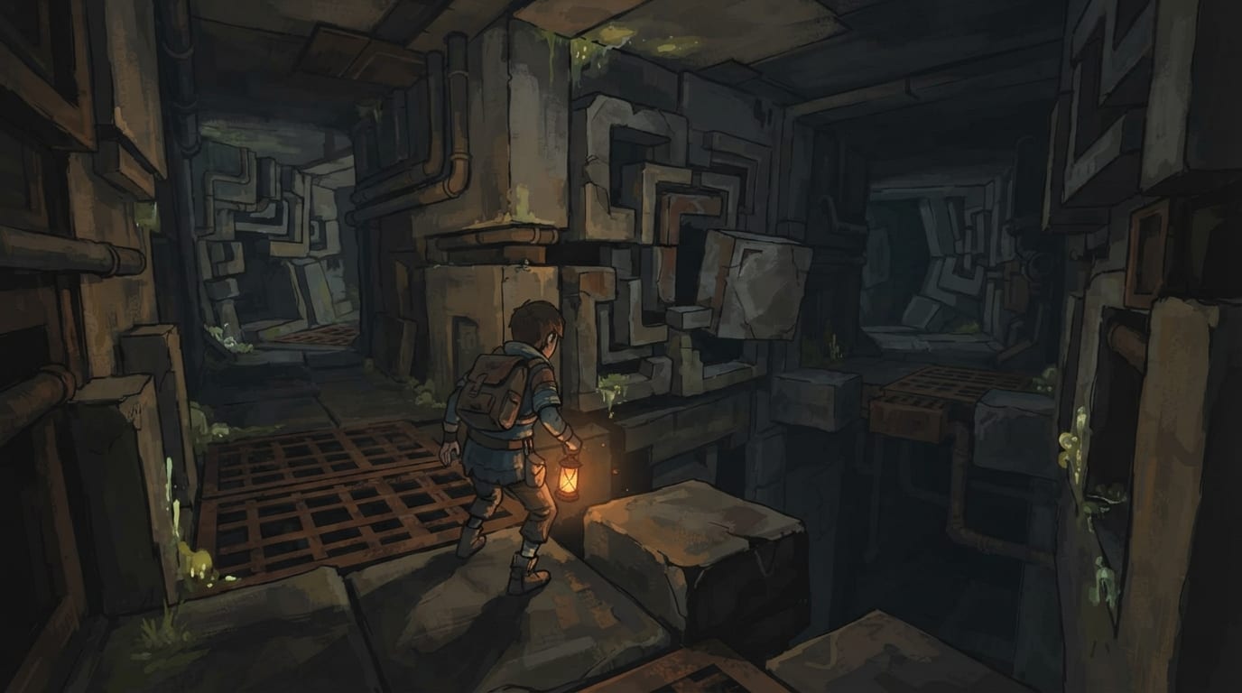 Tight dark halls