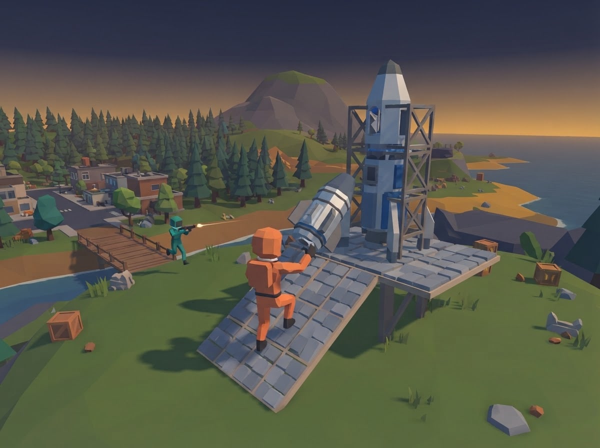 Chunky low-poly