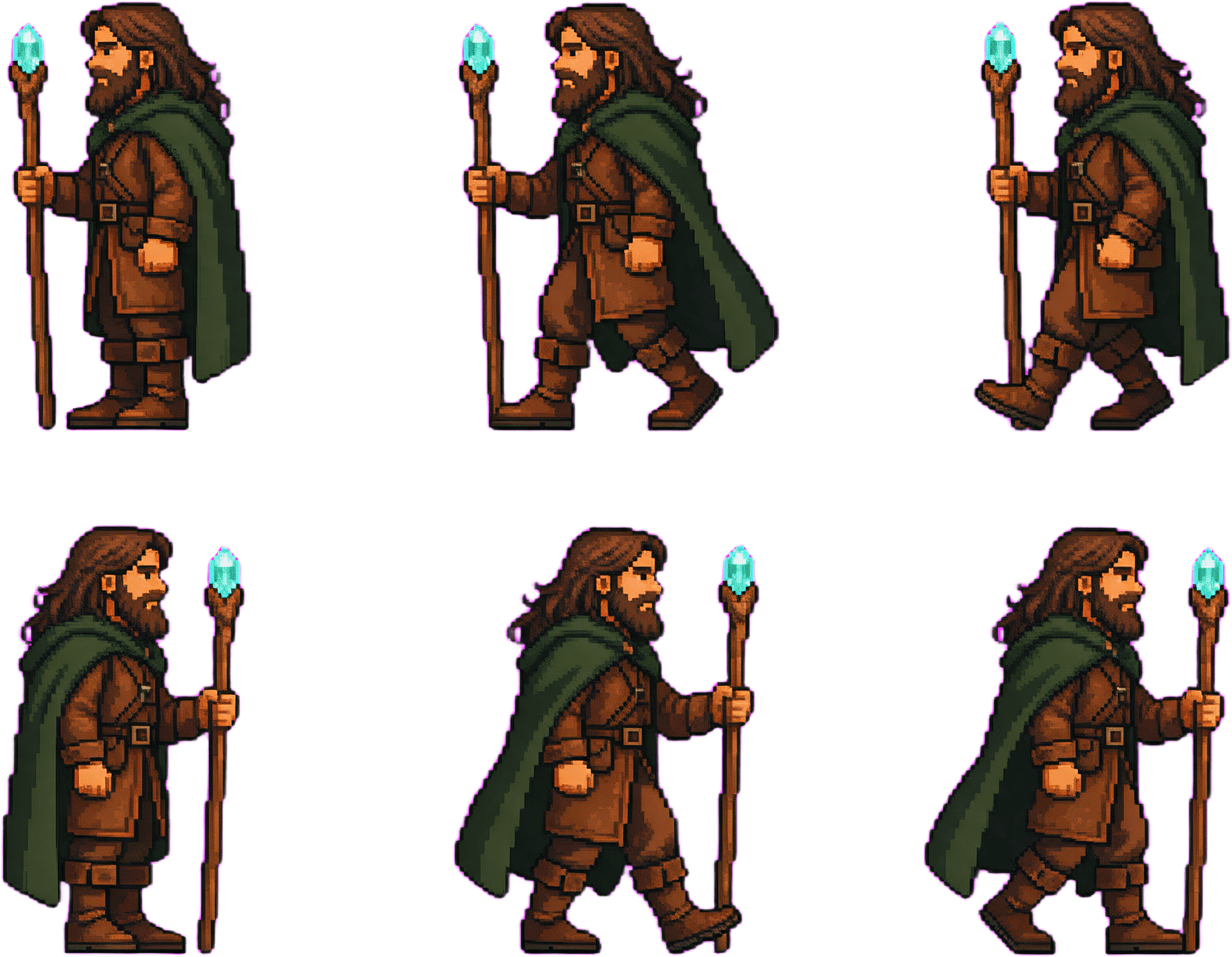 Alaric Sprite Sheet Left Right