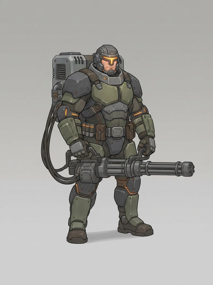 A strong hero