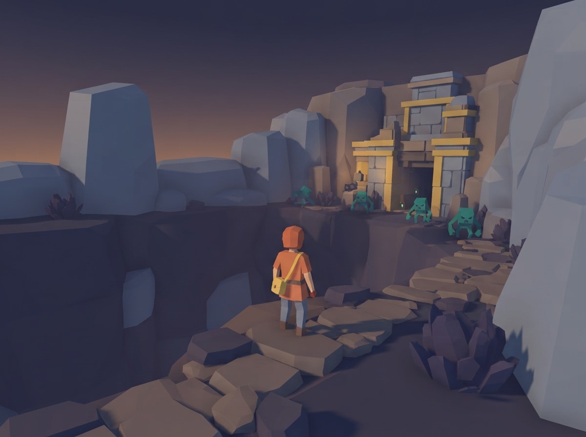 Chunky low-poly