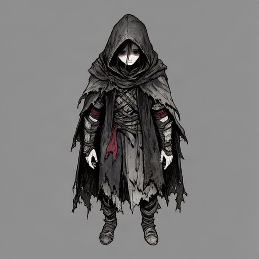 Horizontally Flipped Character