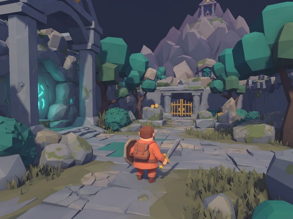 Chunky low-poly