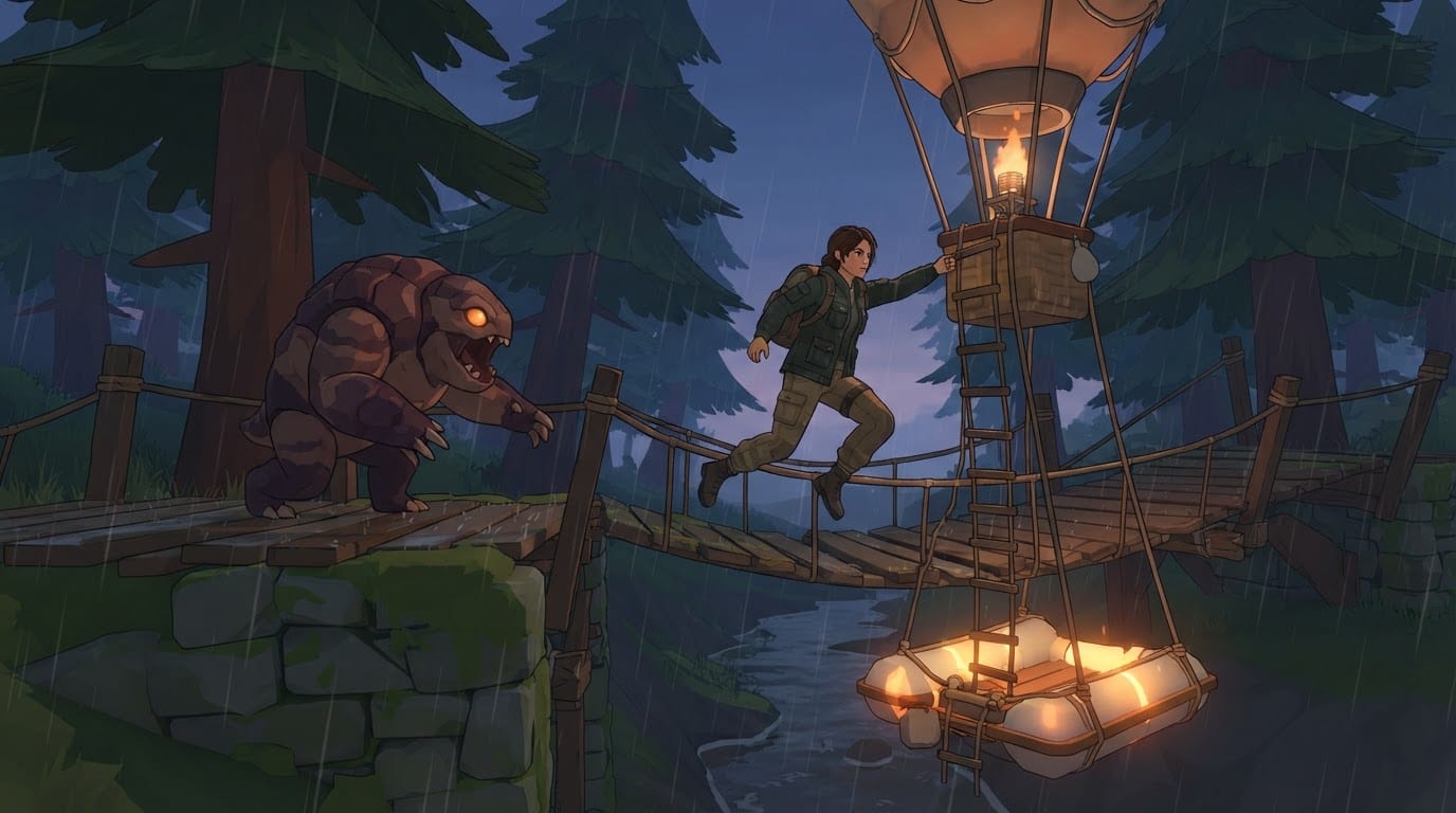 Escape just in time