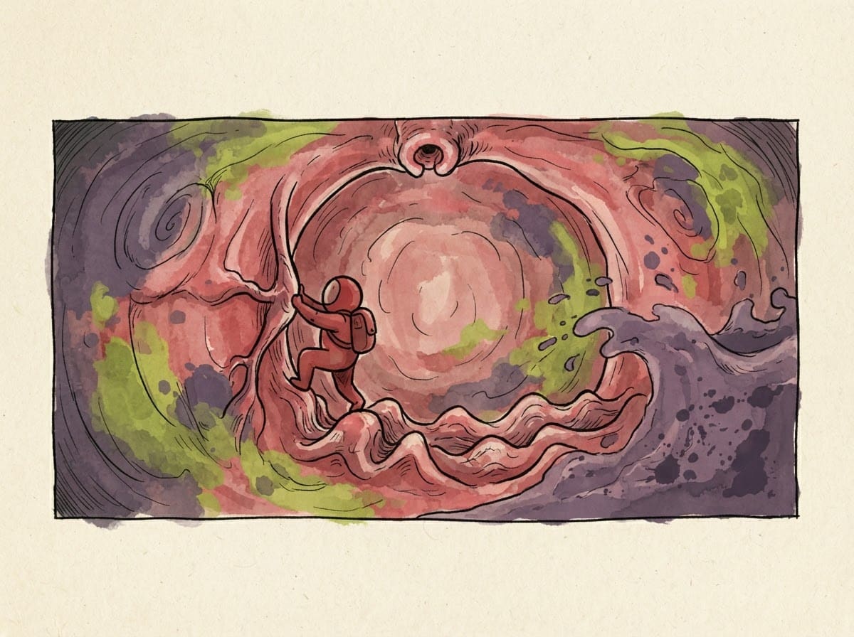 Hand-drawn