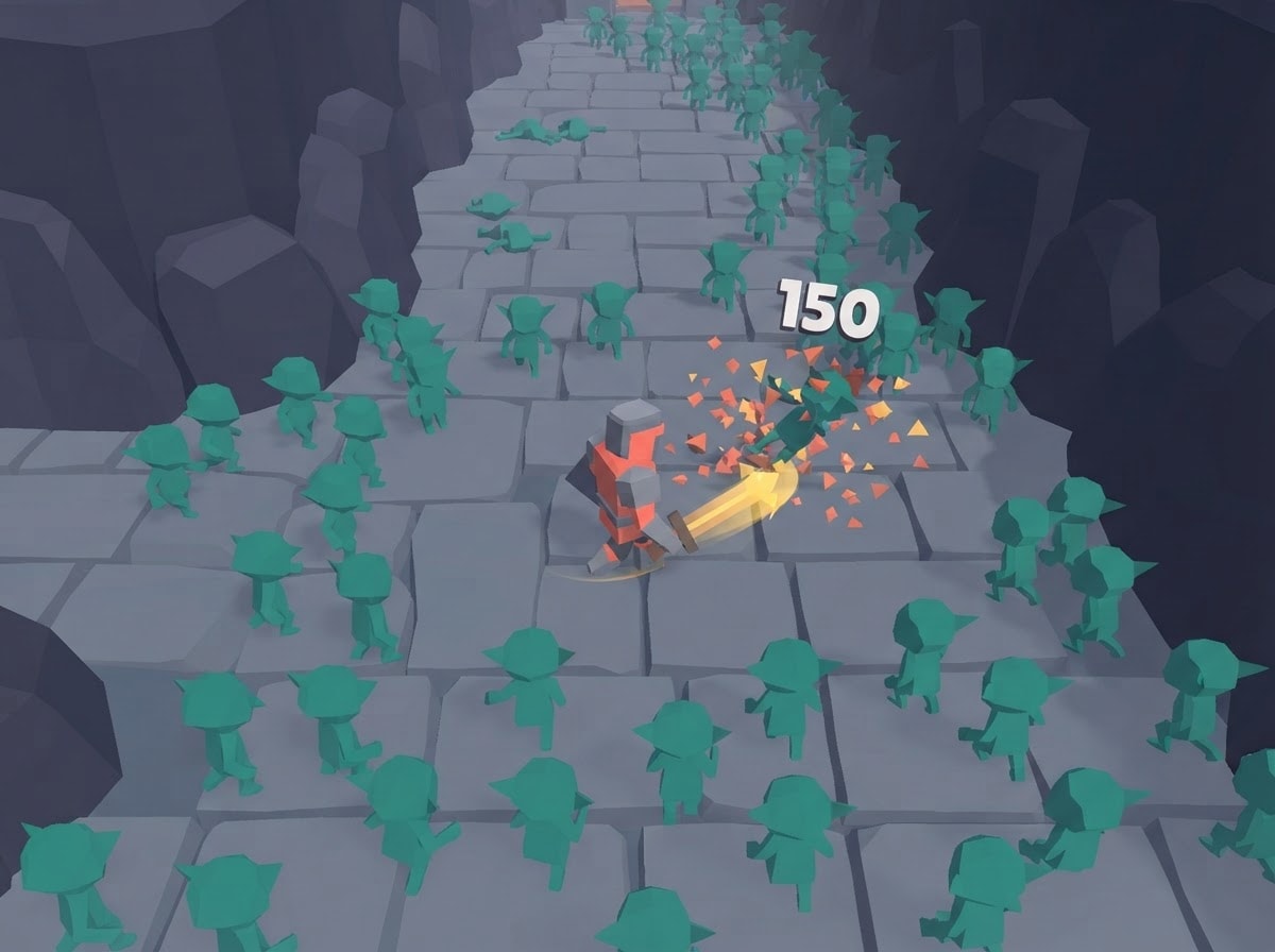 Chunky low-poly