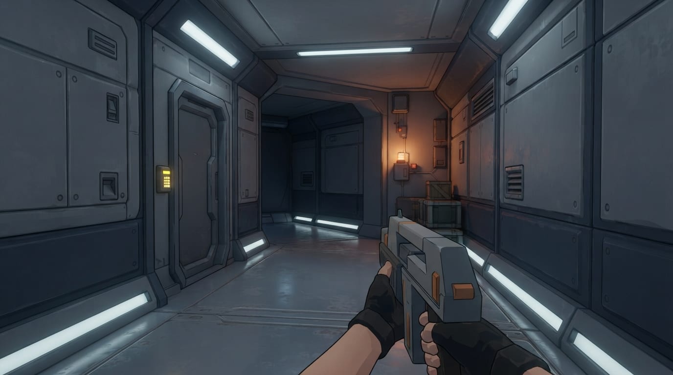Tight dark halls