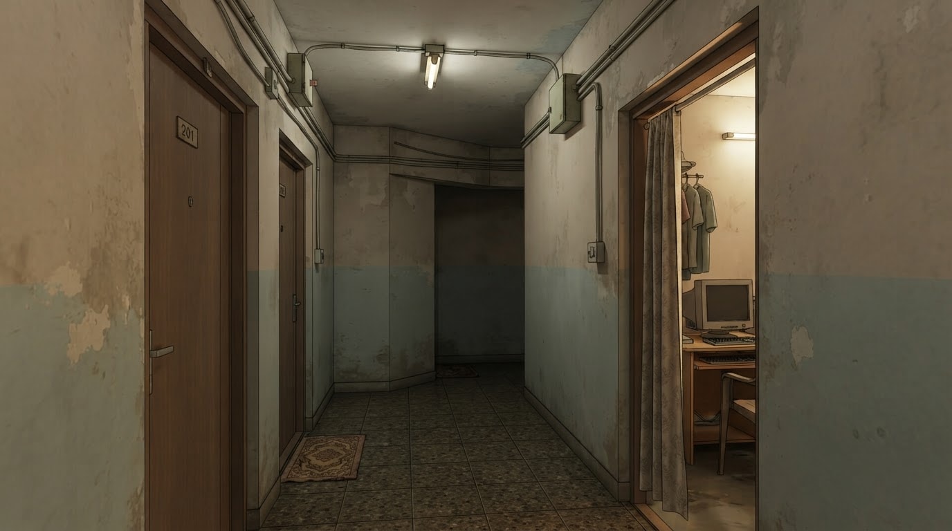 Tight dark halls