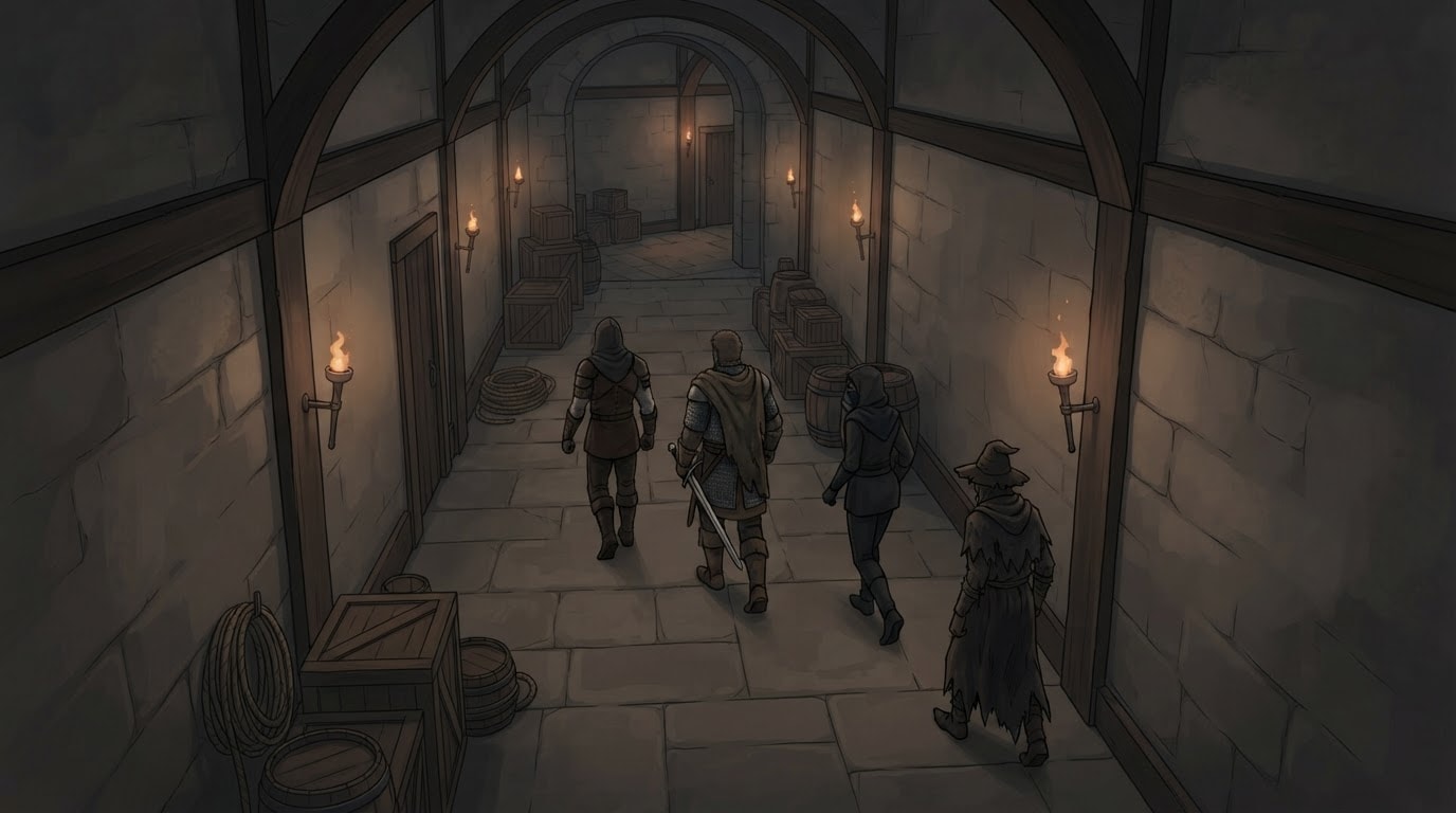 Tight dark halls