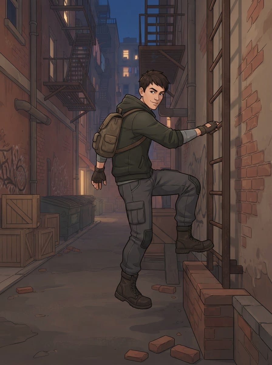 A sneaky hero
