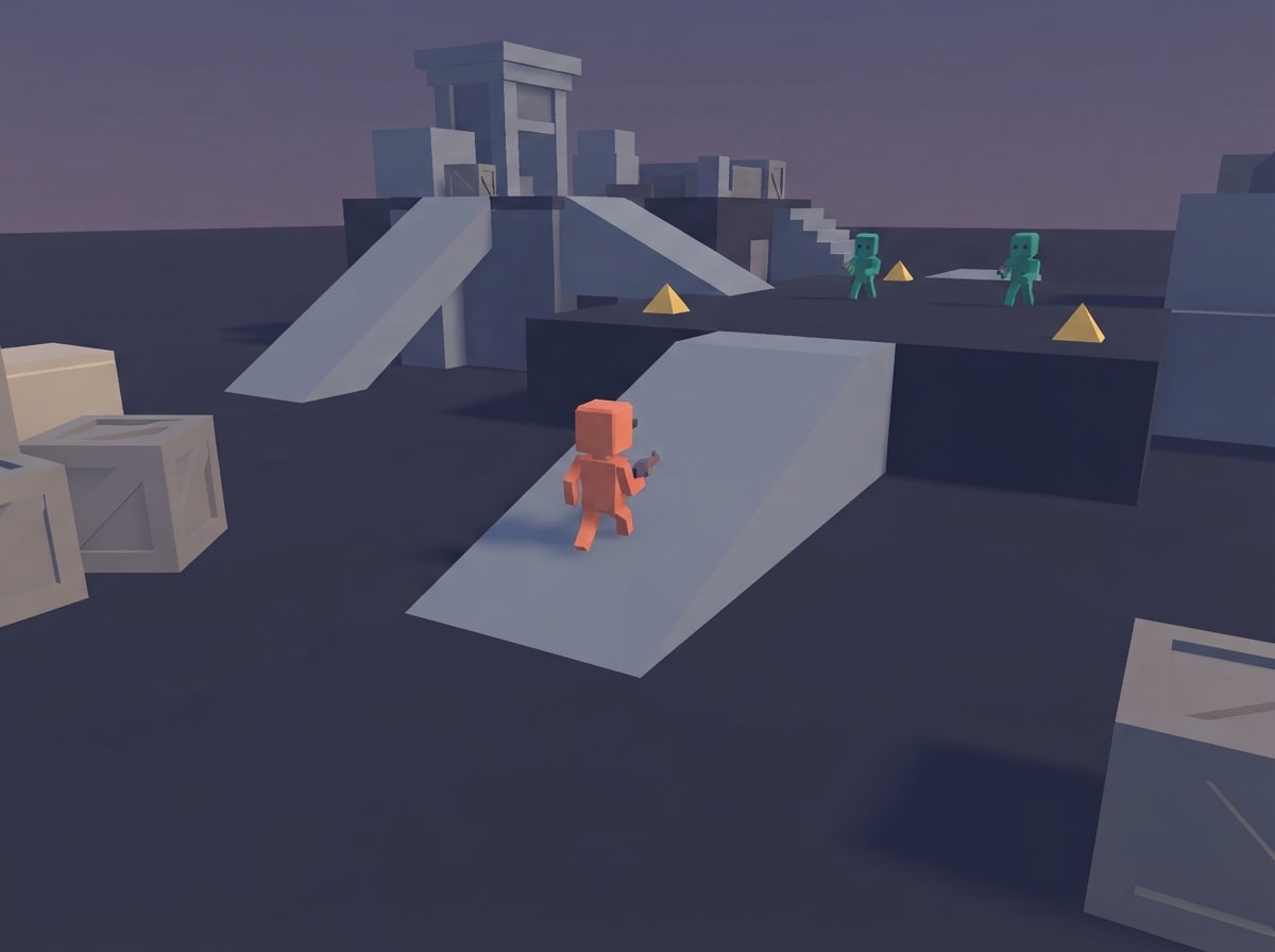 Chunky low-poly
