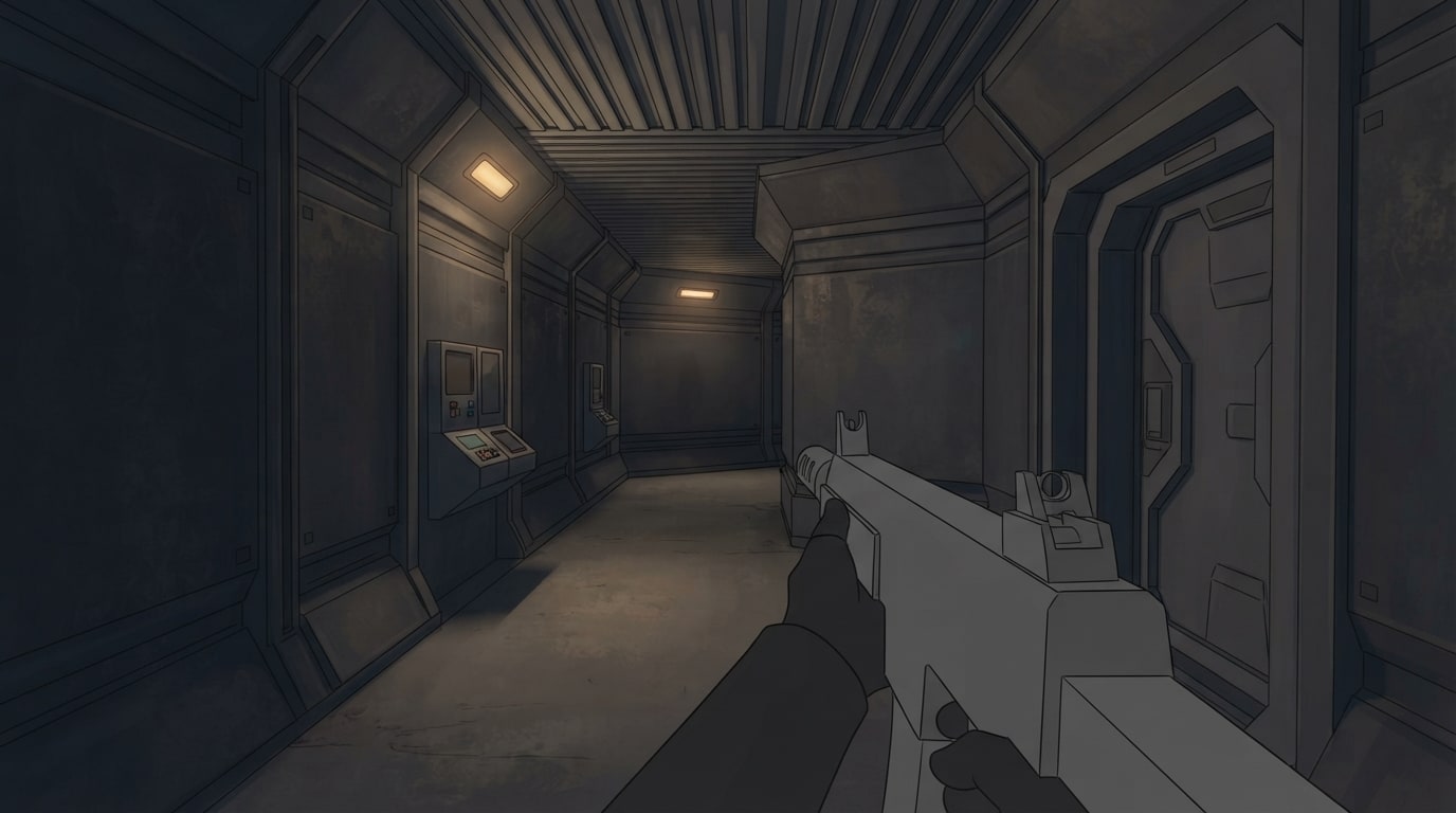 Tight dark halls