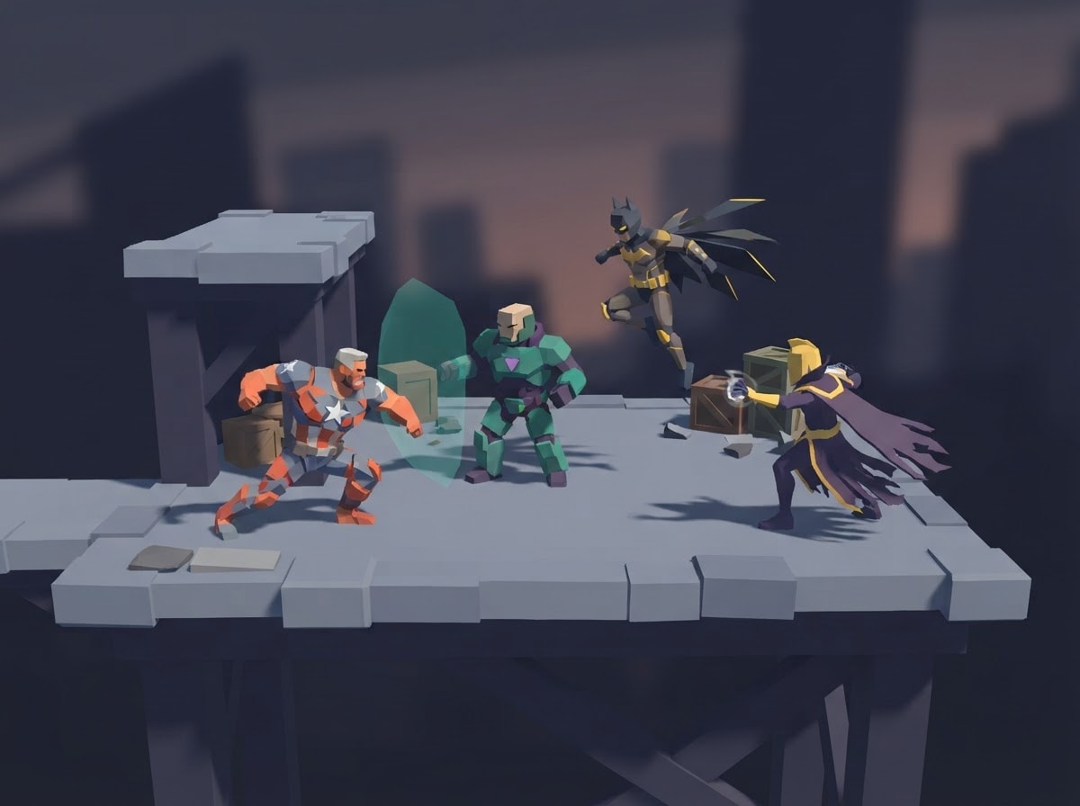 Chunky low-poly