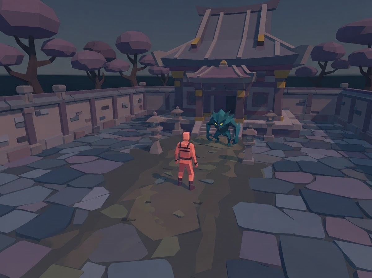 Chunky low-poly