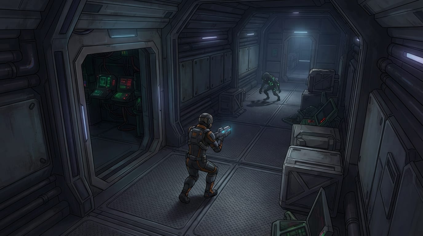 Tight dark halls