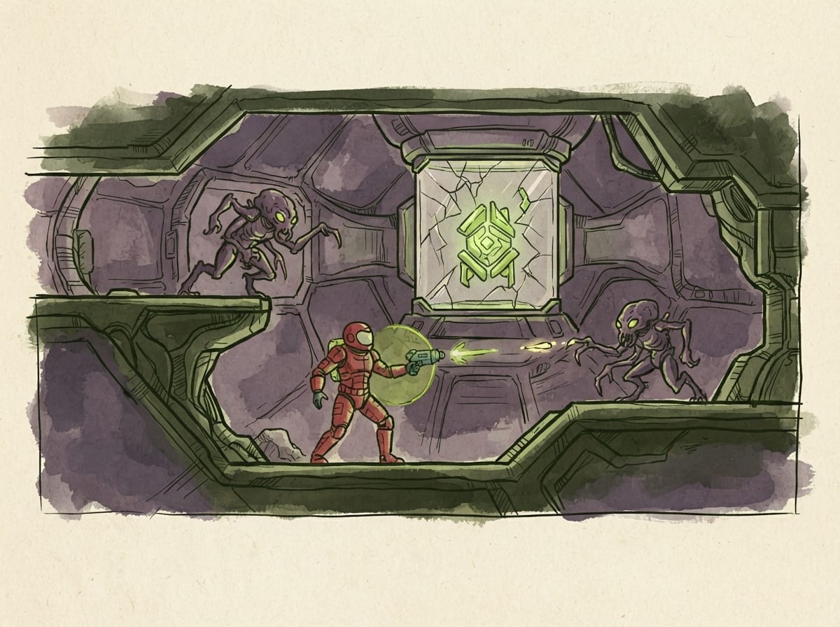 Hand-drawn