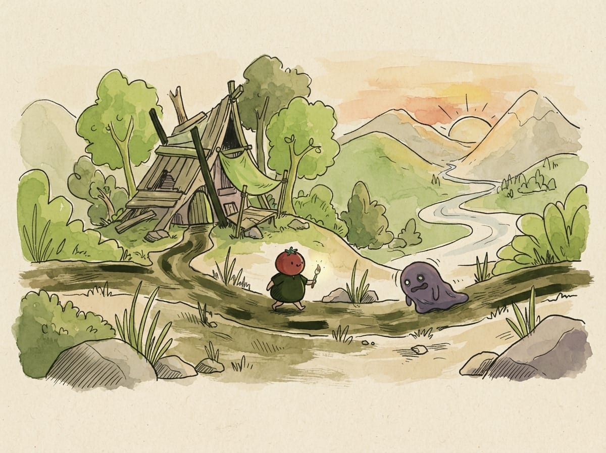 Hand-drawn