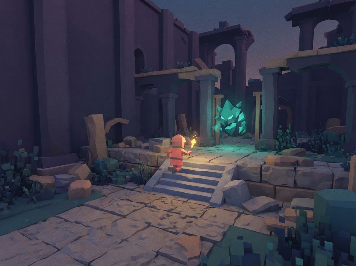 Chunky low-poly