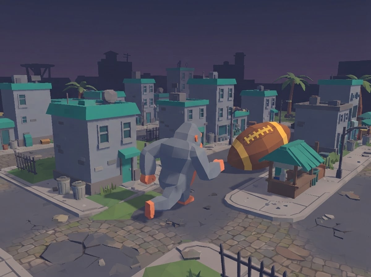 Chunky low-poly