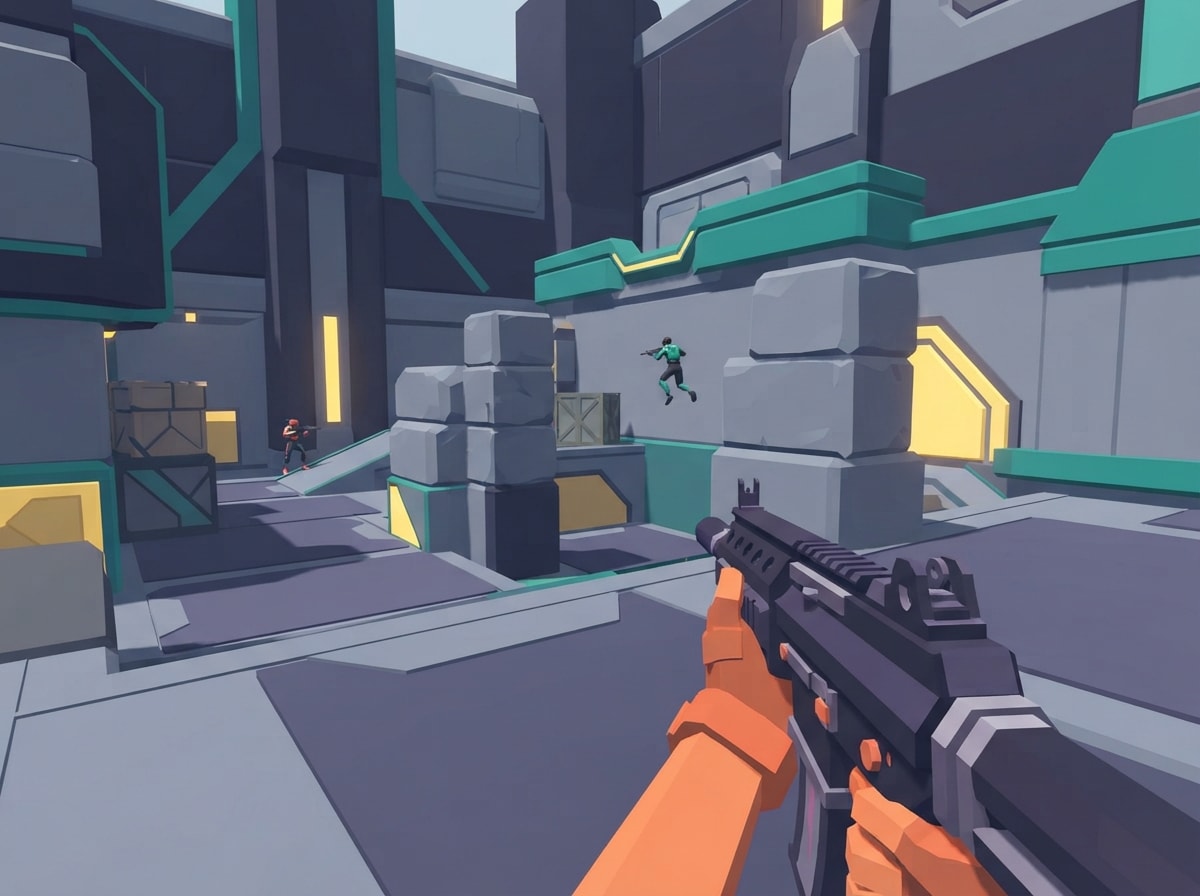 Chunky low-poly
