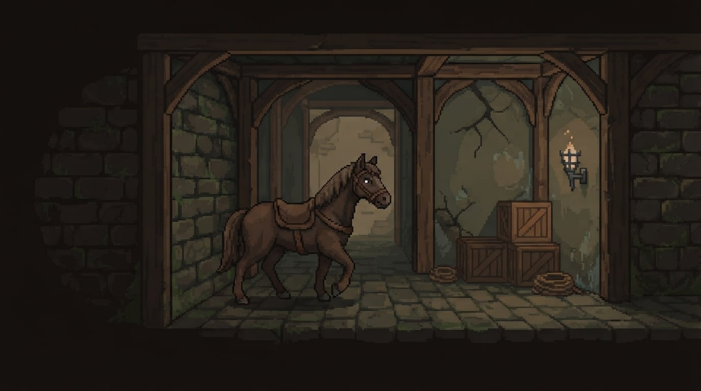 Tight dark halls