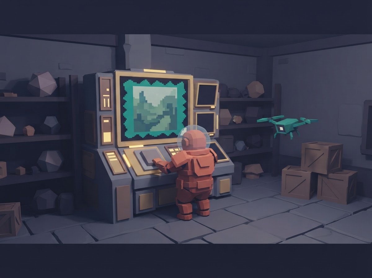Chunky low-poly