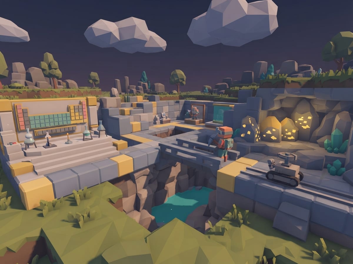Chunky low-poly