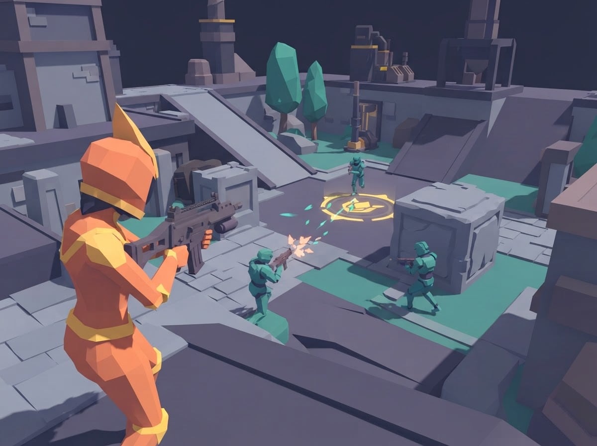 Chunky low-poly