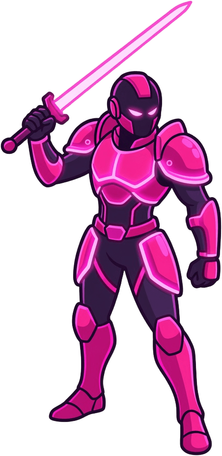Neon Duelist card portrait