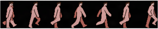 Transparent Character Sprite Strip