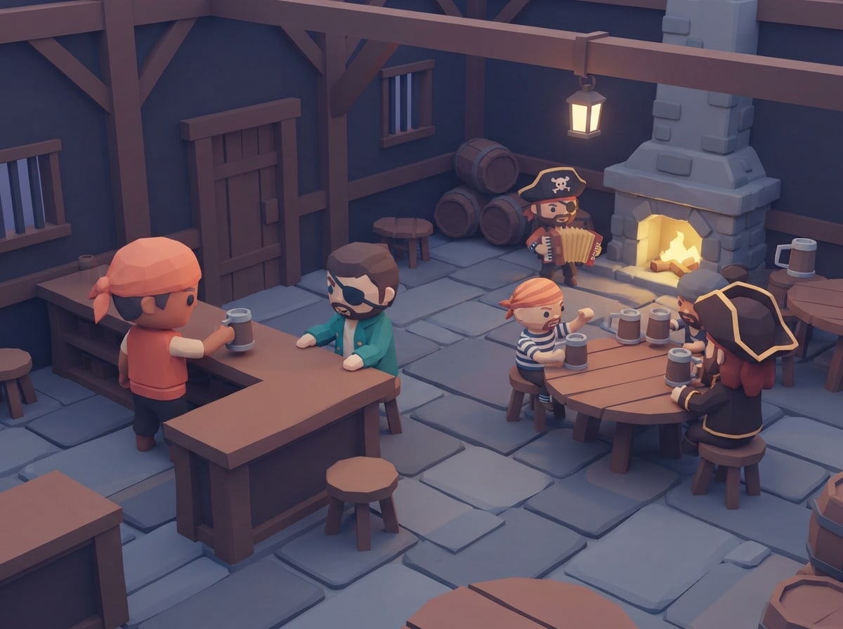 Chunky low-poly