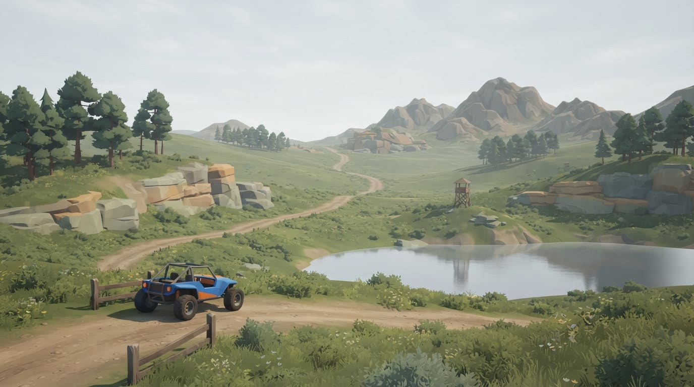 Wide open outdoors