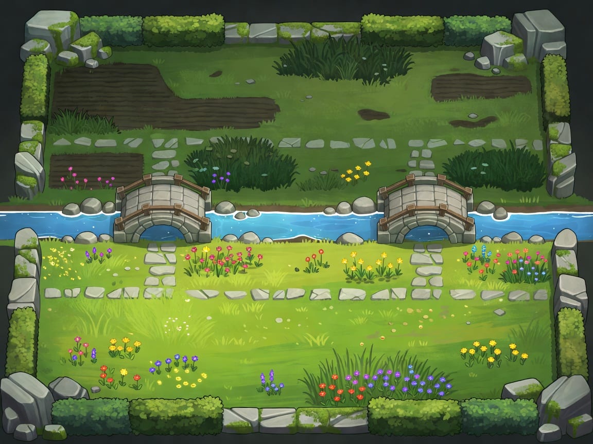 Arena Background - Grassland Prairie