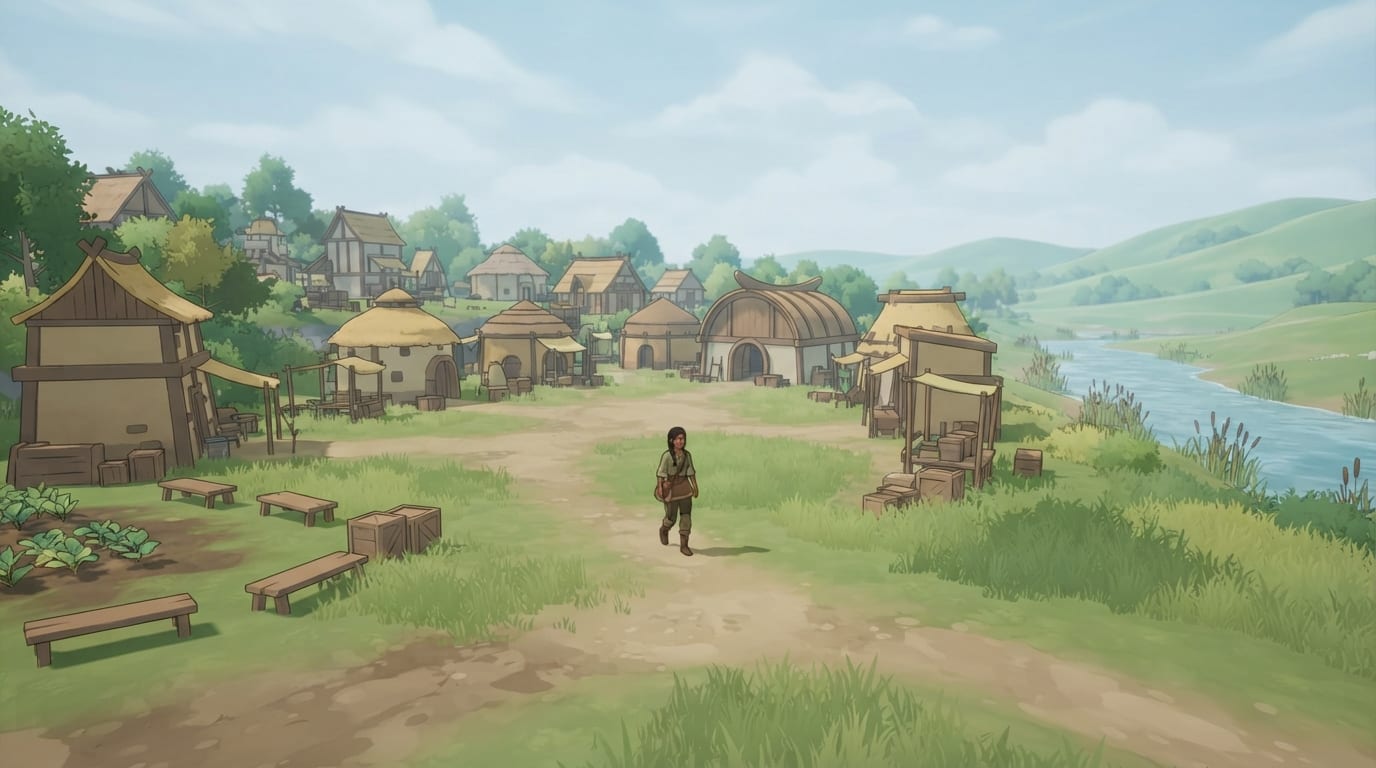 Wide open outdoors