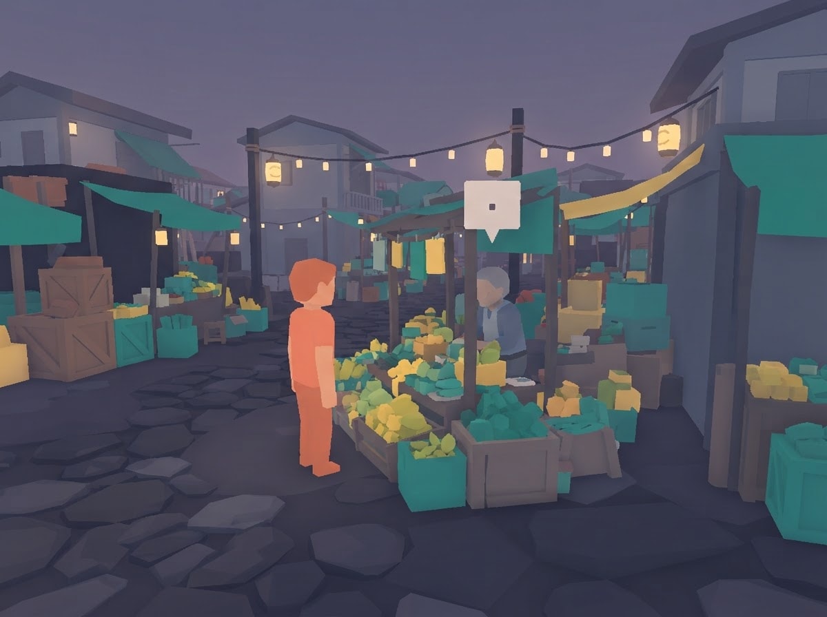 Chunky low-poly
