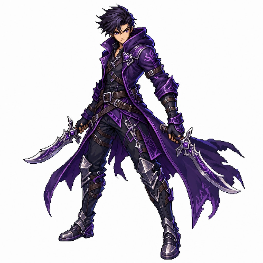 Kael hero sprite
