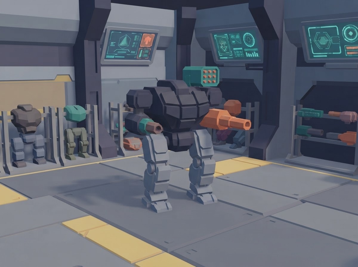Chunky low-poly
