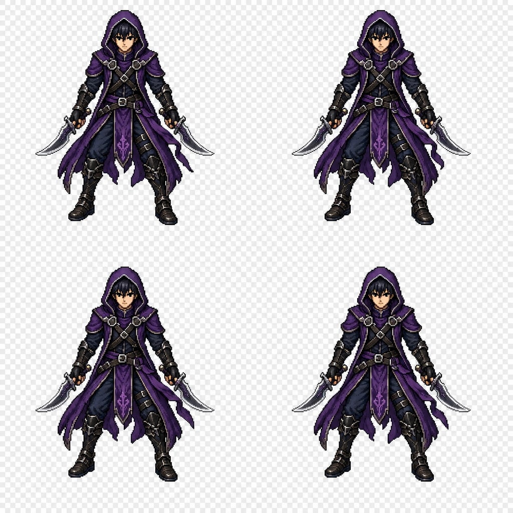 Kael idle sheet - front (down)