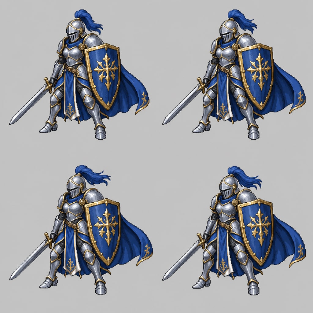 Valeria idle sheet - front diagonal 45