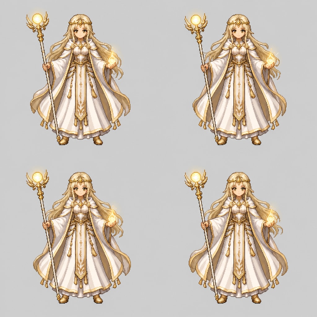 Lyra idle sheet - front (down)