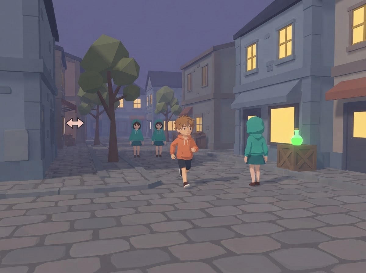 Chunky low-poly
