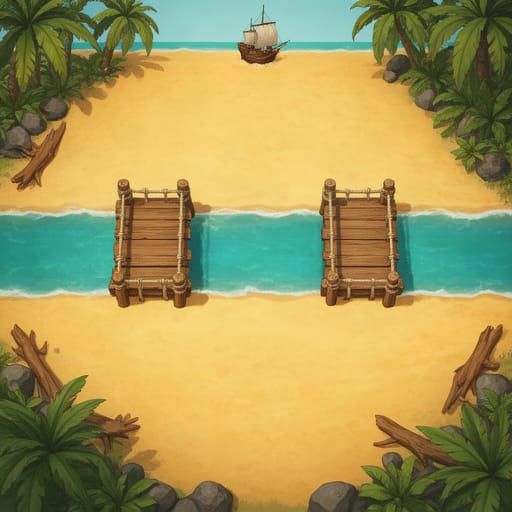 Tropical Pirate Island Arena