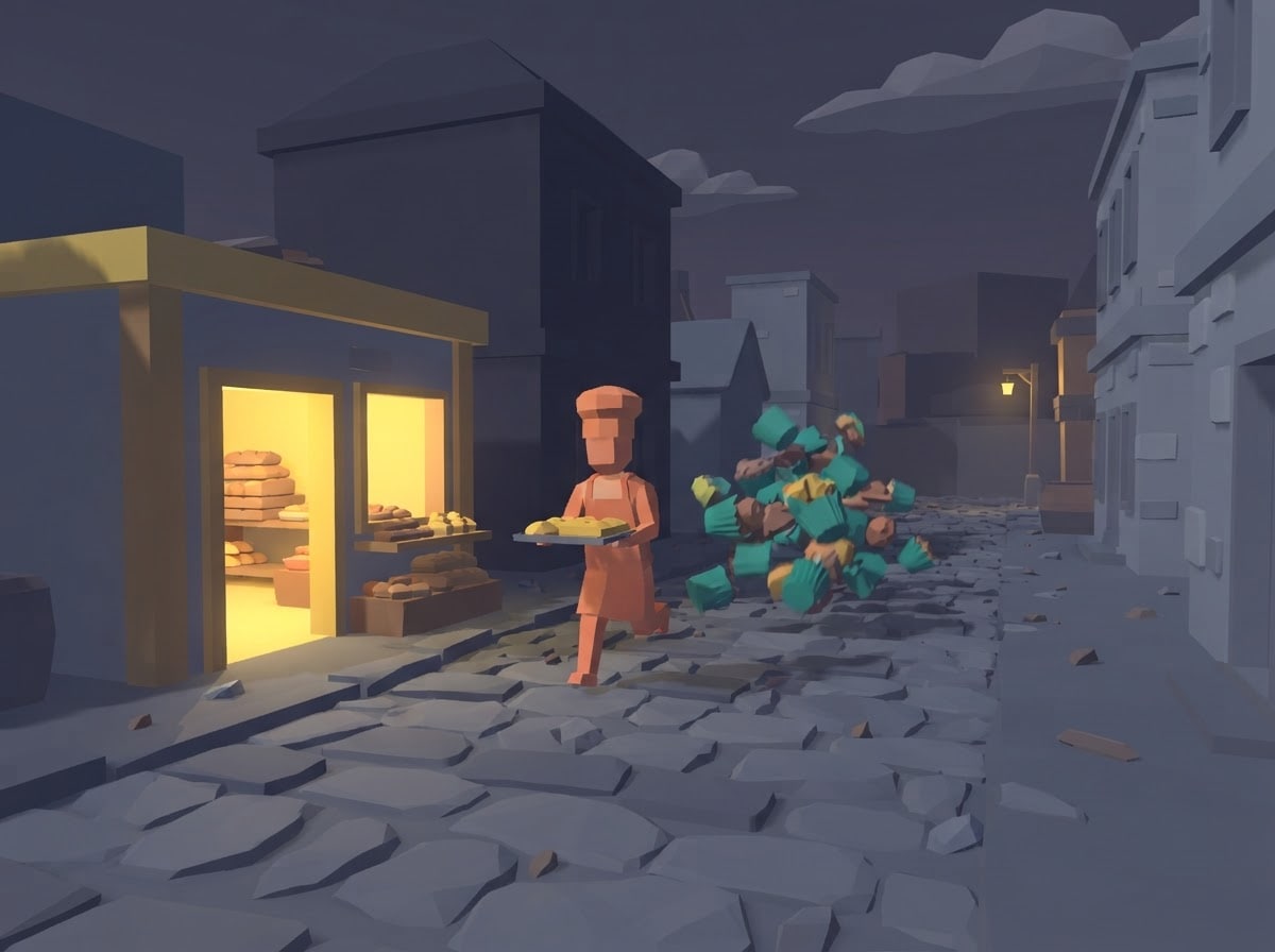 Chunky low-poly